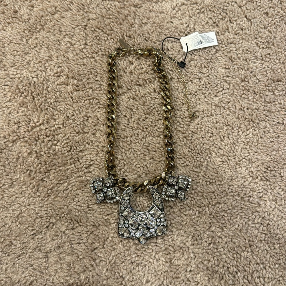 Gold and silver necklace, never worn with tags!